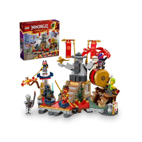 LEGO NINJAGO 71818 Tournament Battle Arena 659 Piece Build & Play Set