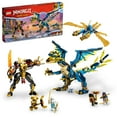 thumbnail interactive-video image 1 of LEGO NINJAGO Elemental Dragon vs. The Empress Mech 71796 Building Toy Set, Features a Dragon, Mech, Ninja Flyer and 6 Minifigures, Gift for Boys and Girls Ages 9+ Who Love Ninja Warriors, 1 of 9