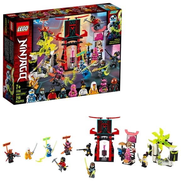 LEGO NINJAGO Gamers Market 71708 Ninja Building Kit (218 Pieces)