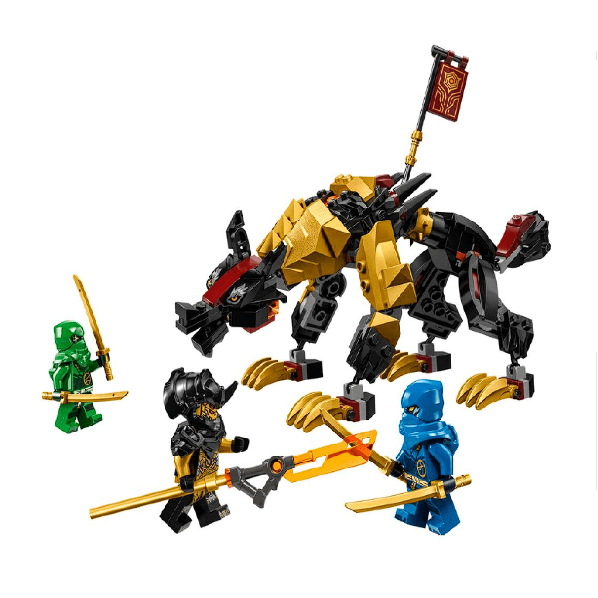 LEGO NINJAGO Minifigure - Lloyd Black Wu-Cru Training Gi Limited Edition  Foil Pack (with Dragon Sword and Helmet)
