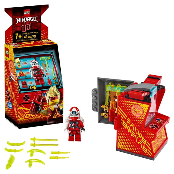 LEGO NINJAGO Kai Avatar - Arcade Pod 71714 Mini Arcade Machine Building Kit (49 Pieces)
