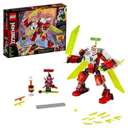LEGO NINJAGO Kai’s Mech Jet 71707 Toy Plane Building Kit (217 Pieces)