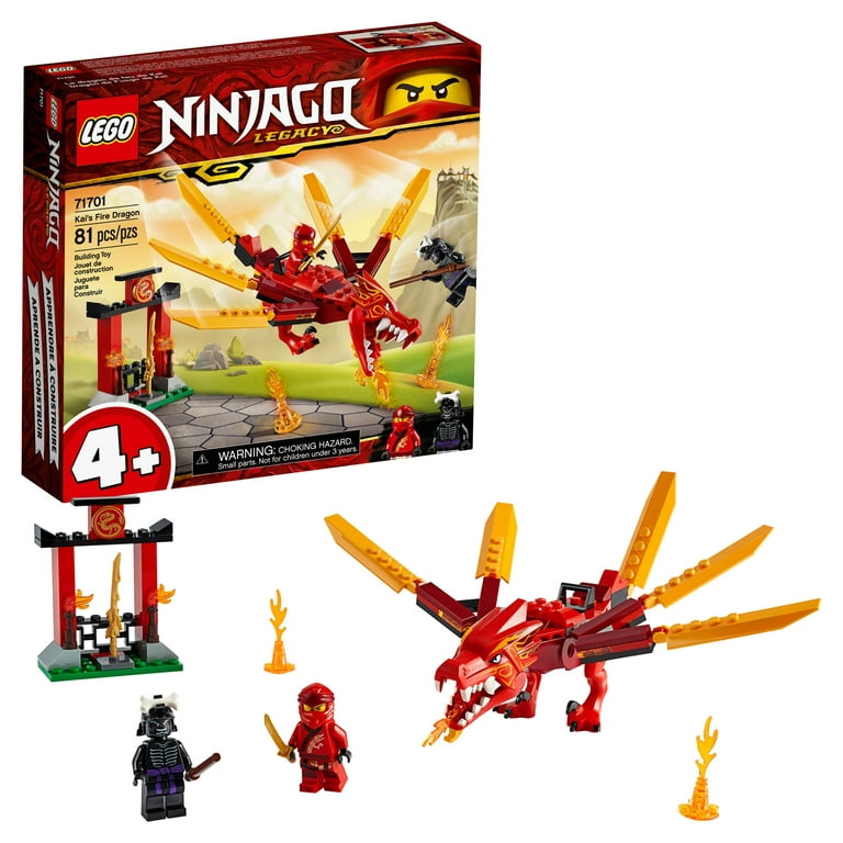 LEGO NINJAGO Legacy Kai's Fire Dragon 71701 Building Kit (81