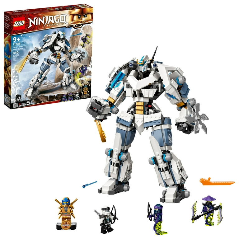 magic toys レオン LEGO NINJAGO Legacy Zane's Titan Mech Battle, Action Figure