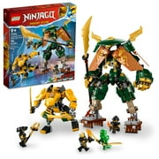LEGO NINJAGO Lloyd and Arin s Ninja Team Mechs 71794 Building Toy Set, Featuring 2 Battle Mechs and 5 Minifigures, Gift for Imaginative Boys and Girls Ages 9+ Who Love Ninja Adventures
