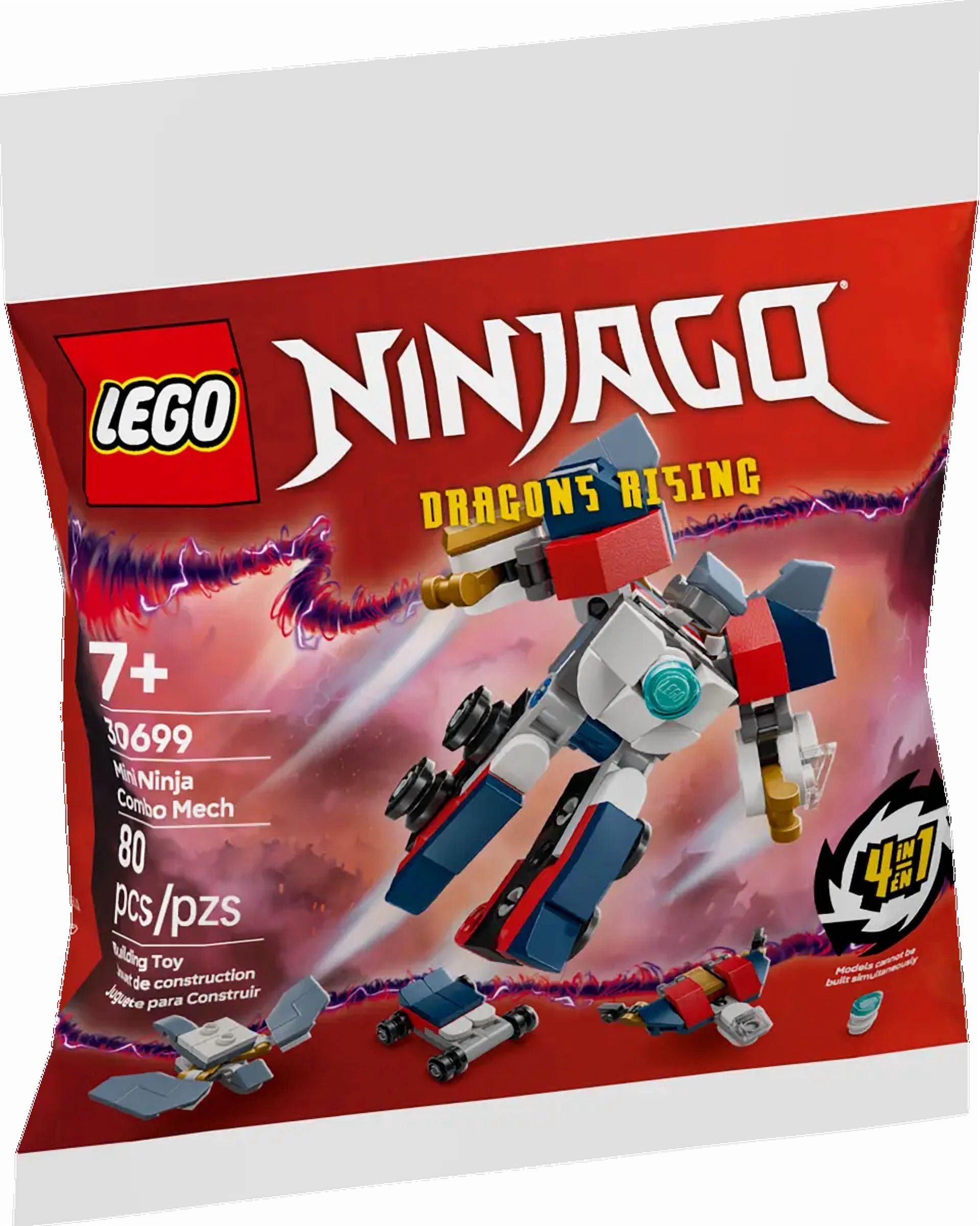 LEGO NINJAGO Mini Ninja Combo Mech 30699 - Walmart.com