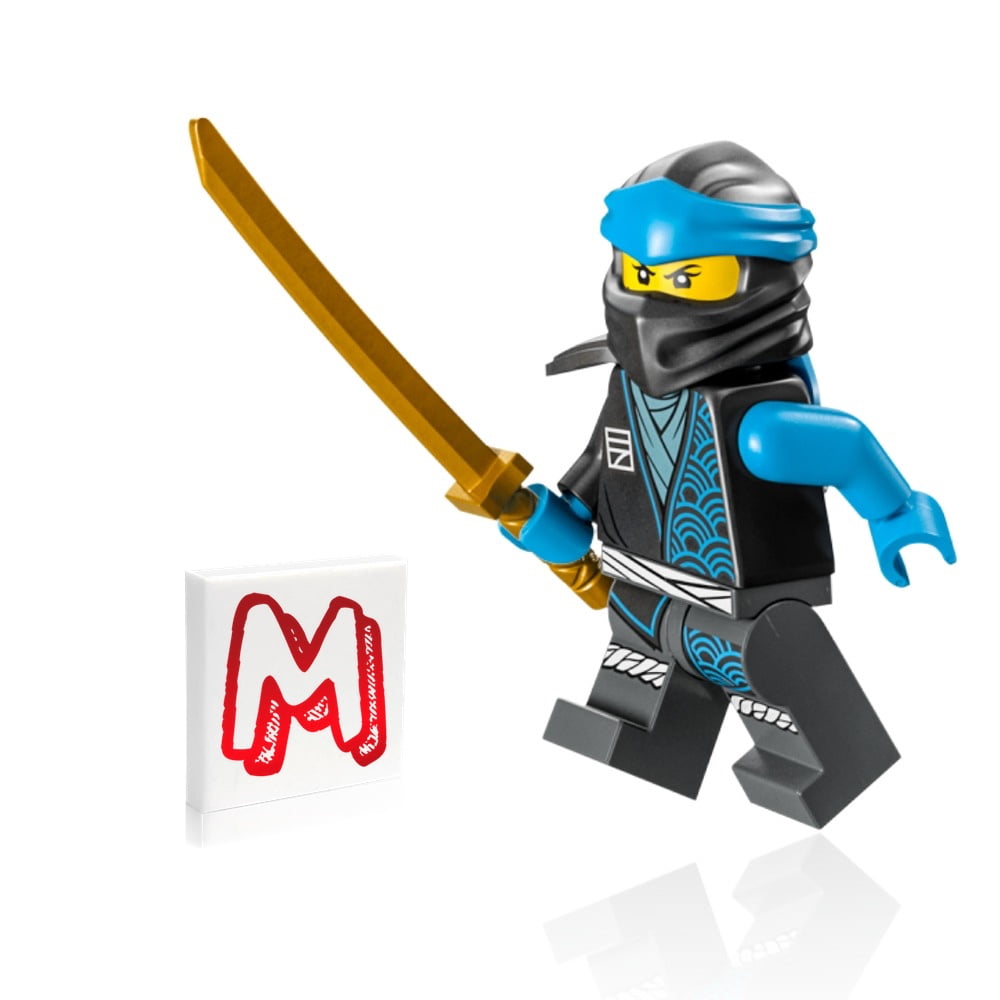 LEGO NINJAGO Minifigure NYA Core with Gold Samurai Sword 71785 71766