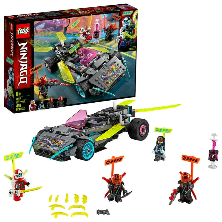 LEGO NINJAGO Ninja Tuner Car 71710 Kids Building Kit with 4