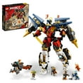thumbnail image 1 of LEGO NINJAGO Ninja Ultra Combo Mech 4 in 1 Set 71765 with Toy Car, Jet Plane and Tank Toys plus 7 Minifigures, 1 of 8