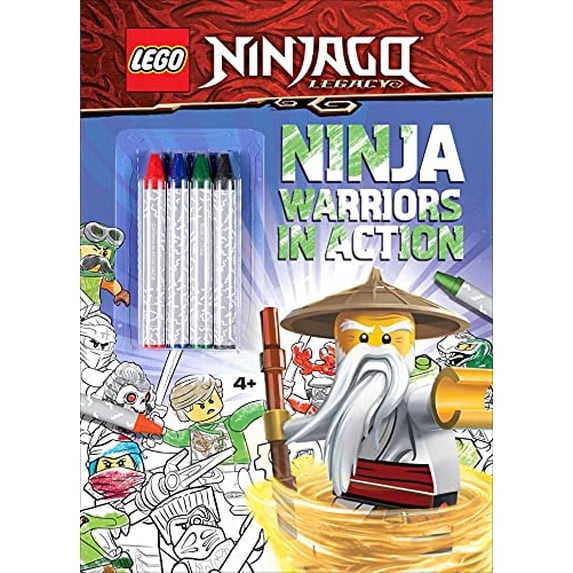 Pre-Owned Lego Ninjago: Ninja Warriors in Action (Coloring Book with Covermount) Paperback