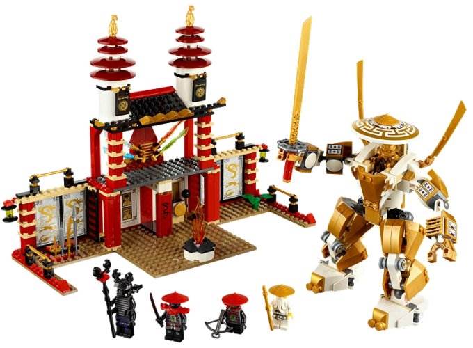 LEGO® NINJAGO® Temple of Light Battle w/ 6 Minifigures & Accessories | 70505 - image 1 of 9
