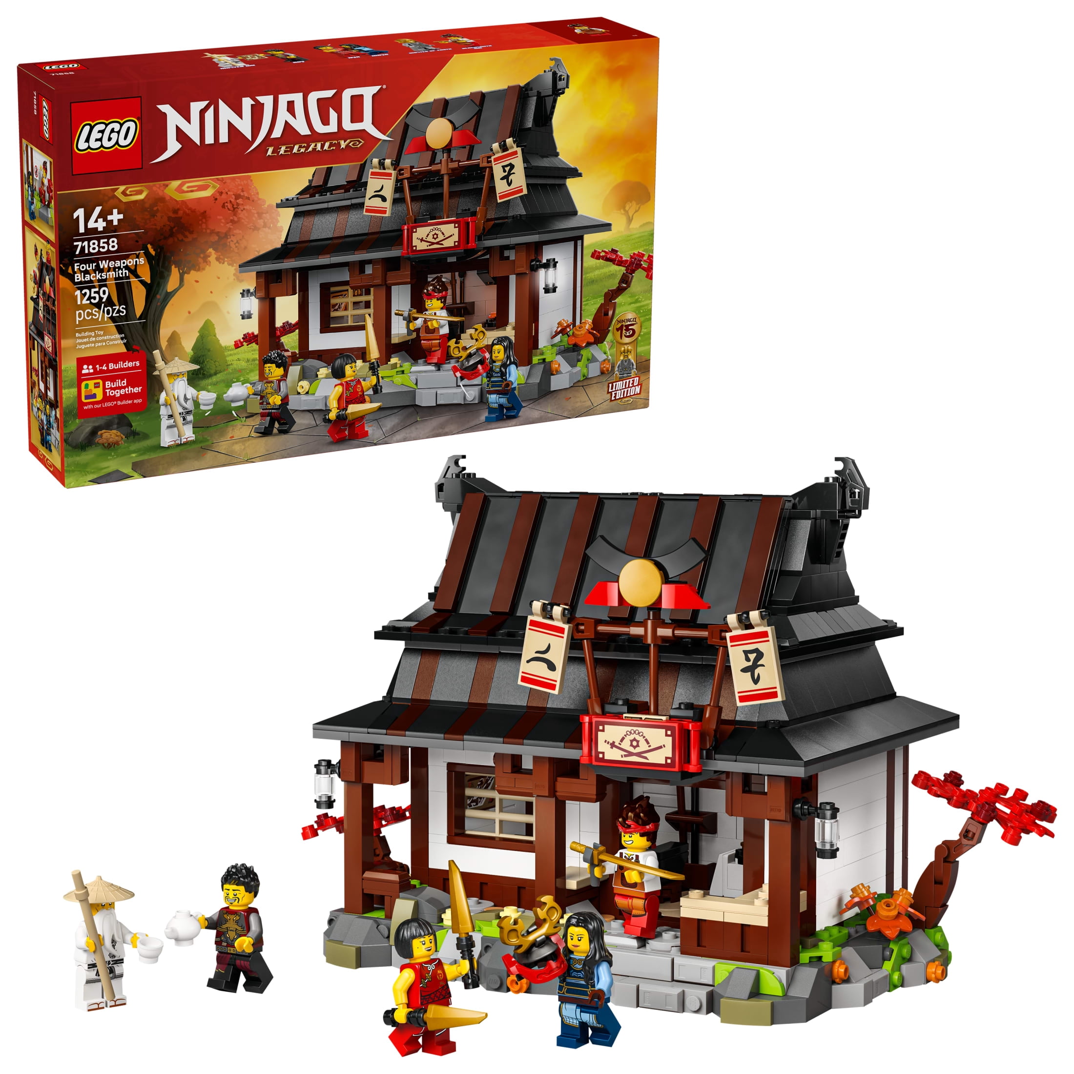 よーこ LEGO NINJAGO Four Weapons Blacksmith Set, 71858, 1259 Pieces