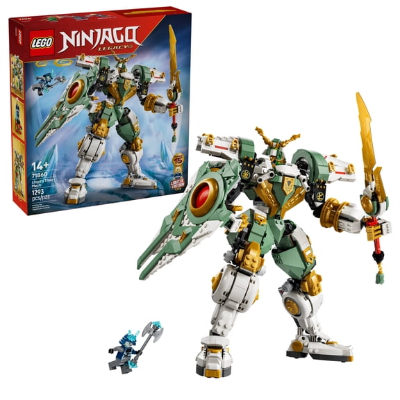 LEGO NINJAGO Lloyd's Titan Mech 15th Anniversary Building Toy - Collectible Mech Set for Boys & Girls, Ages 14+ - Display as Bedroom Decor - Gift for Birthdays - 71860
