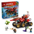 thumbnail image 1 of LEGO NINJAGO Land Bounty - Building Toy for Boys & Girls, Ages 9+ - Off-Road Buggy, Ship & Motorcycle Toy - Includes 6 Minifigures - Gift for Birthdays - 71869, 1 of 8