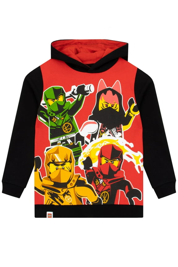 Ninjago Boys Ninja Hoodie Black Sizes 5-14