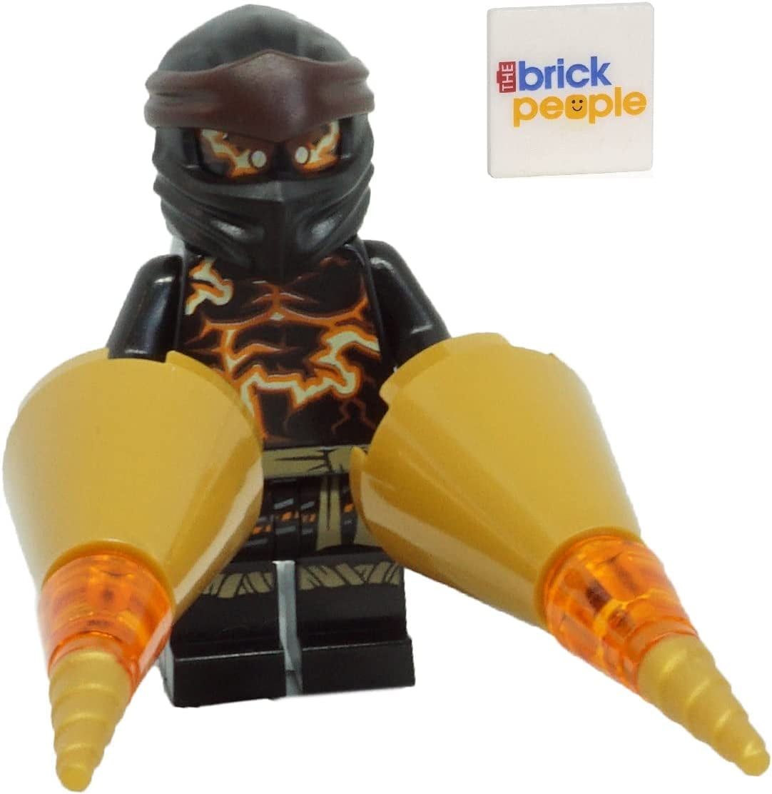 LEGO Ninjago Minifigure - ninja Cole with hammer - Extra Extra Bricks