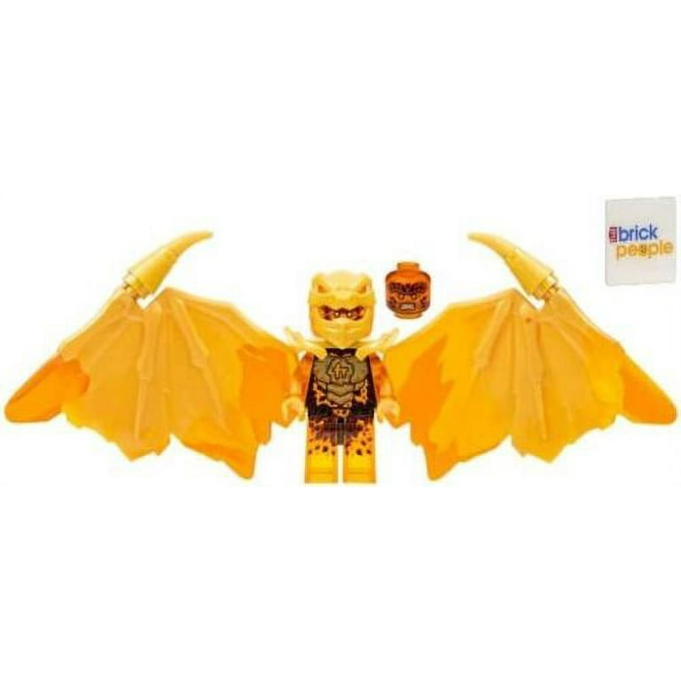 LEGO Ninjago Crystalized Cole Golden Dragon Minifig with Crystal Sword