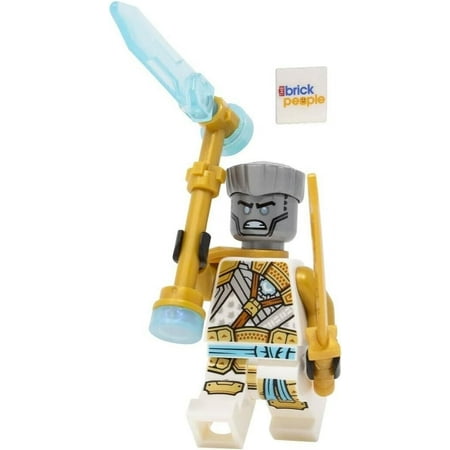 LEGO Ninjago Crystalized: Golden Zane Minfigure with Ice Weapon Building Set