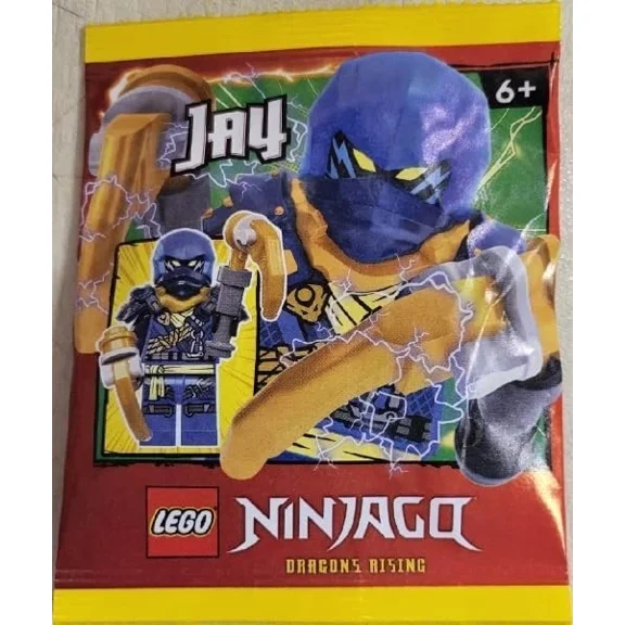 LEGO Ninjago Dragons Rising Season 2: Jay Climber Minifigure with Energy Pics