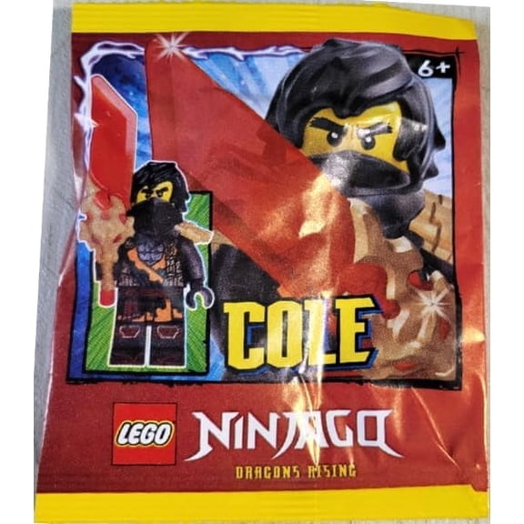LEGO Ninjago Dragons Rising Season 3: Cole Minfigure with Dragon Shoulder Armor- Ages 6+