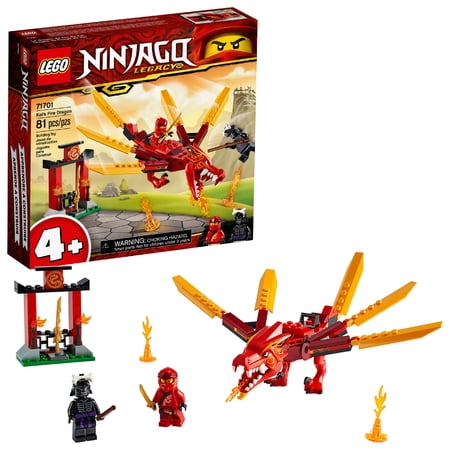 LEGO NINJAGO Legacy Kai’s Fire Dragon 71701 Building Kit (81 Pieces)