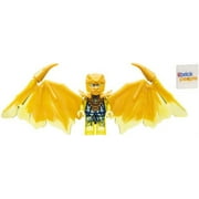 LEGO Ninjago Kids Golden Dragon Jay Mini Figure with Nunchucks