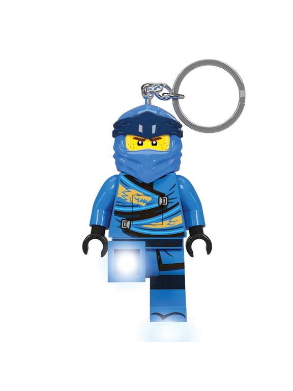 LEGO Ninjago Legacy Large 3 Inch Tall Figure Keychain Light - Jay (KE148H)