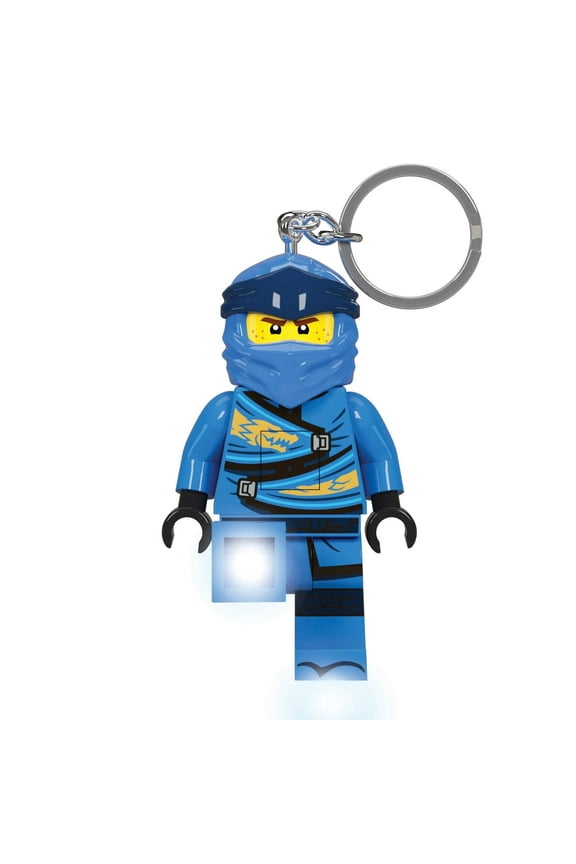 LEGO Ninjago Legacy Large 3 Inch Tall Figure Keychain Light - Jay (KE148H)