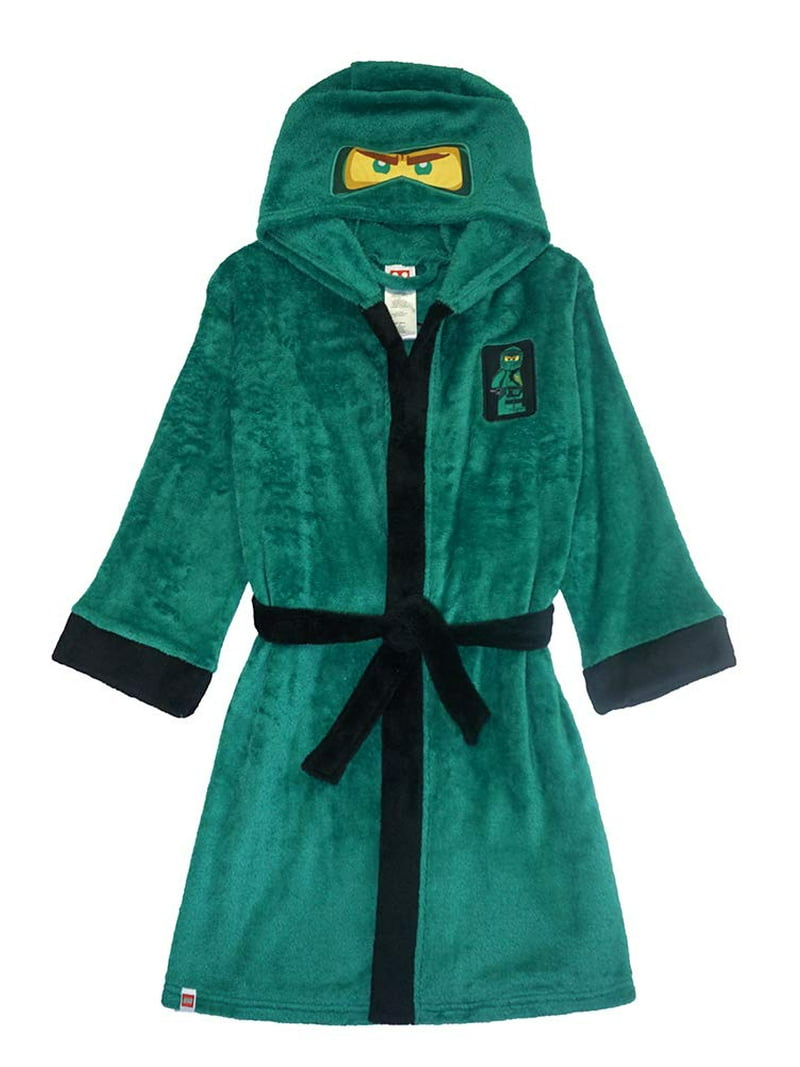 LEGO Ninjago Little/Big Boys Costume Plush Robe, 10/12, Lloyd