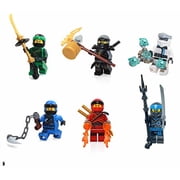 LEGO Ninjago Masters of Spinjitzu Minifigures Lloyd Jay Cole Zane Kai Nya 6-Piece