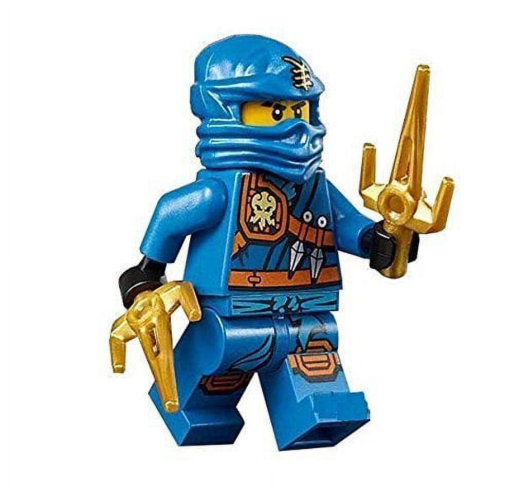 LEGO Ninjago Minifig Jay Zukin Blue Ninja In Jungle Robe With Dual LEGO Ninjago Minifig Jay Zukin Blue Ninja In Jungle Robe With Dual