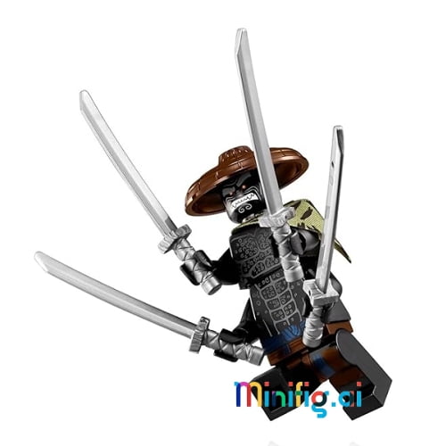 LEGO Ninjago Jungle Garmadon Minifigure with Katanas From 70608