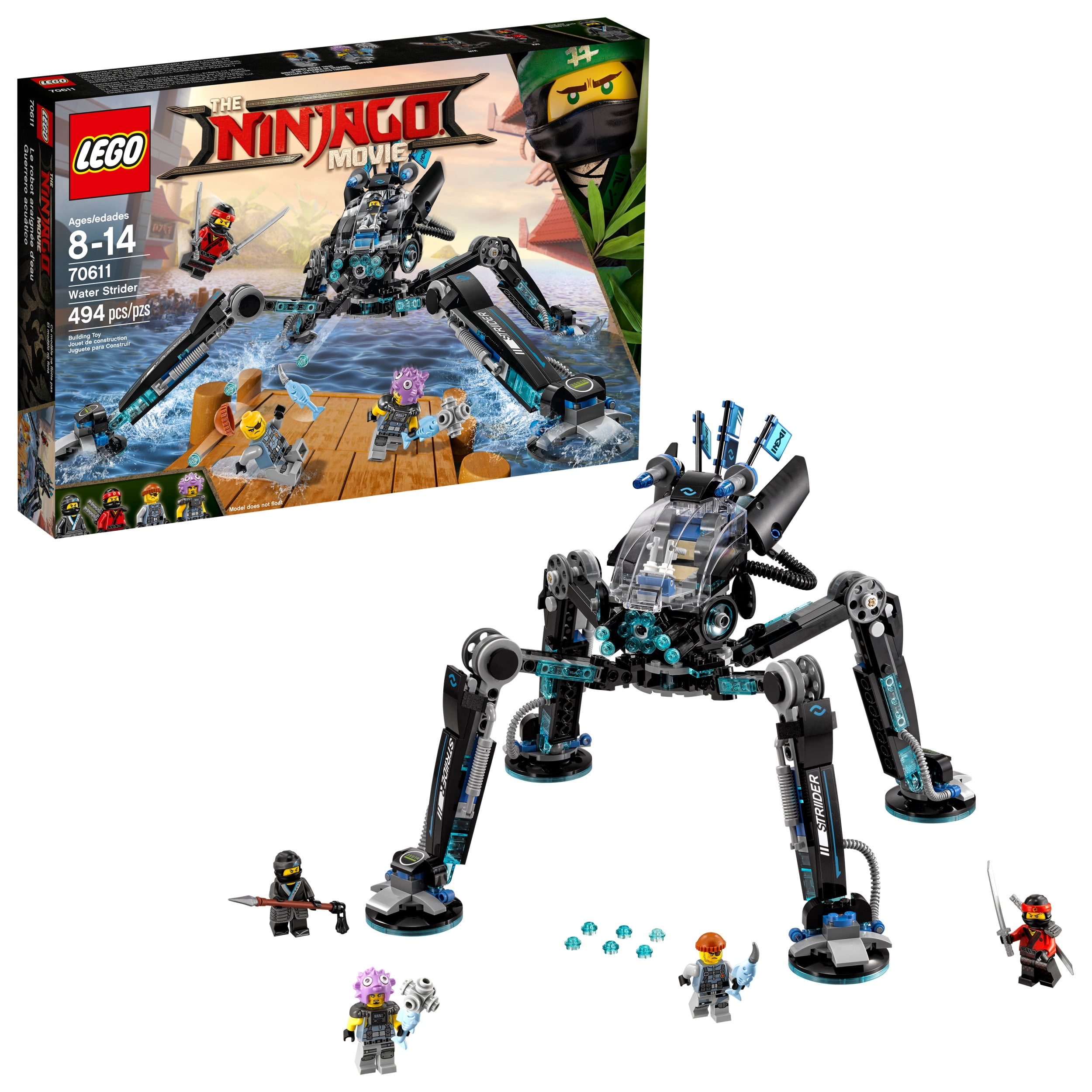 LEGO Ninjago Water 70611 (494 Pieces) - Walmart.com