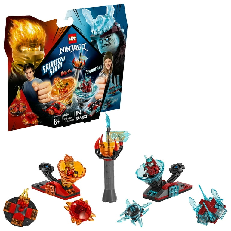 LEGO Ninjago Spinjitzu Slam - Kai vs. Samurai 70684 Ninja Set (164 Pieces)