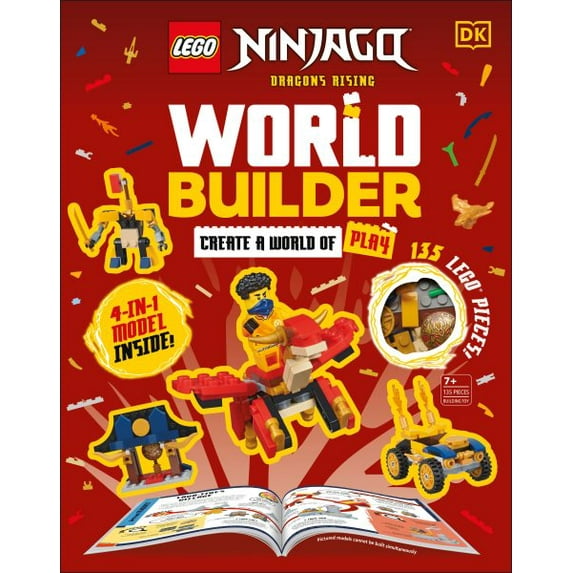 Pre-Owned LEGO Ninjago World Builder : Create a World of Play with 4-in-1 Model and 150+ Build Ideas! (Hardcover)