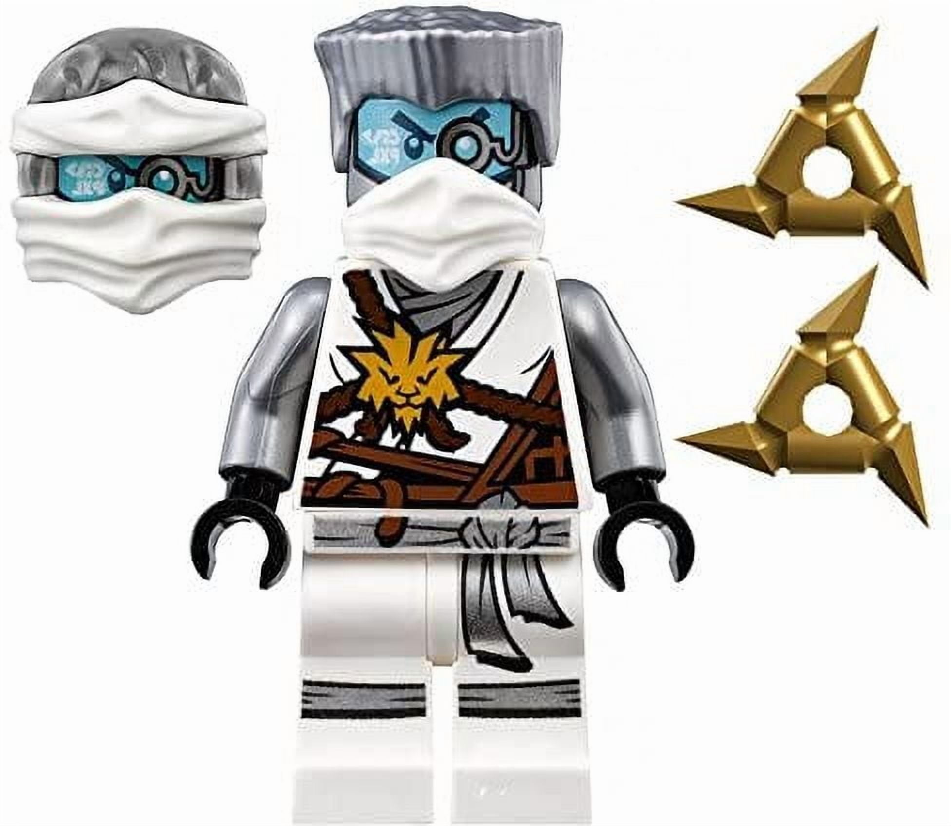 LEGO Ninjago: Zane Titanium Mini Action Figure, with Shuriken (2