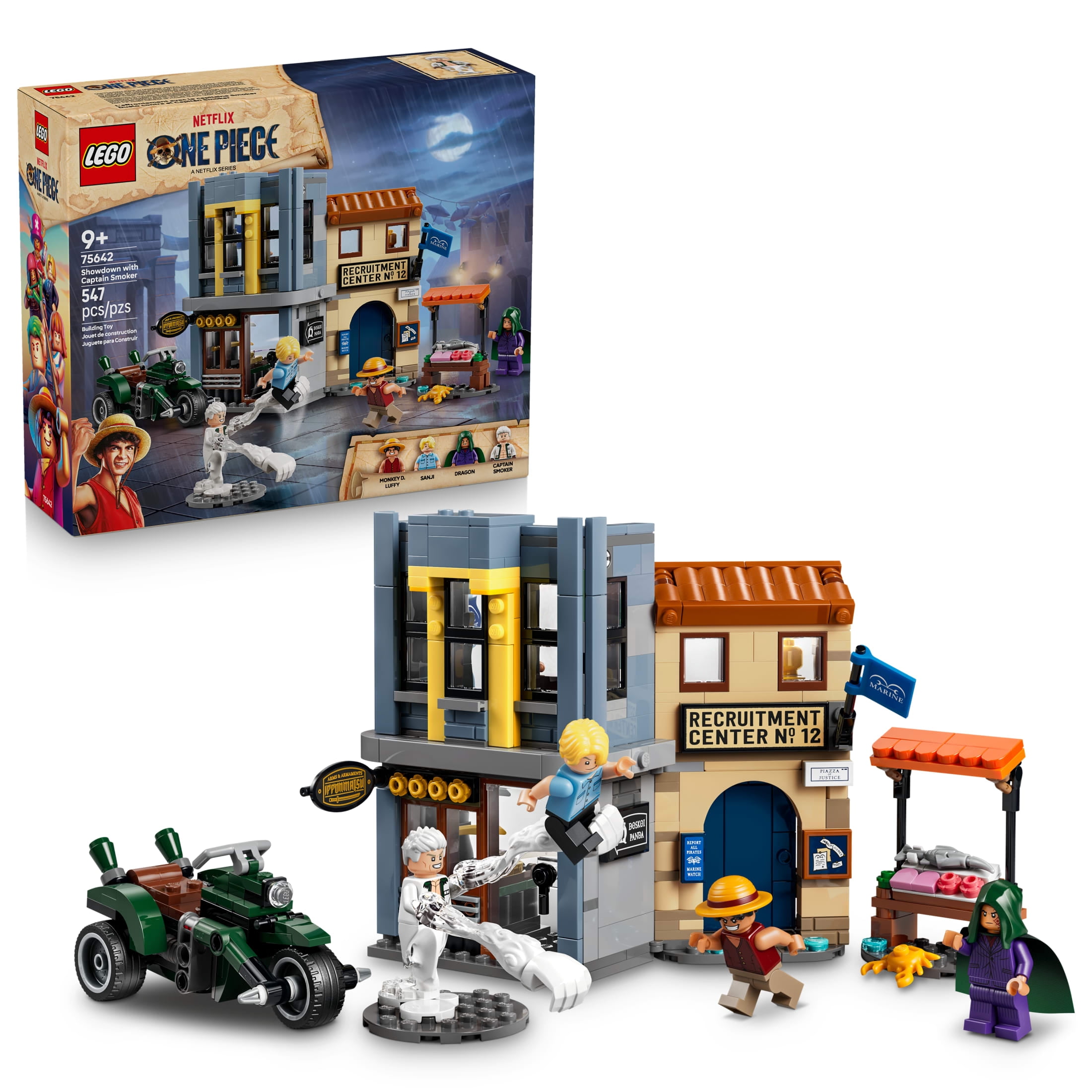 LEGO ONE PIECE Showdown with Captain Smoker - Building Toy for