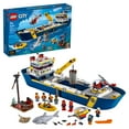 thumbnail image 1 of LEGO Ocean Exploration Ship 60266 Building Set (745 Pieces), 1 of 8