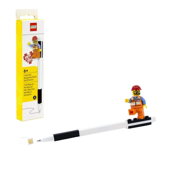 LEGO Pen Pal Gel Pen with Minifigure - Black