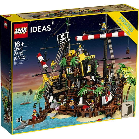 LEGO Pirates of Barracuda Bay 21322 Building Set (2545 Pieces)