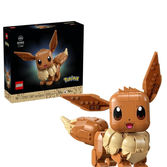 LEGO Pokemon Eevee 72151 Ages 18+ 587 Pieces