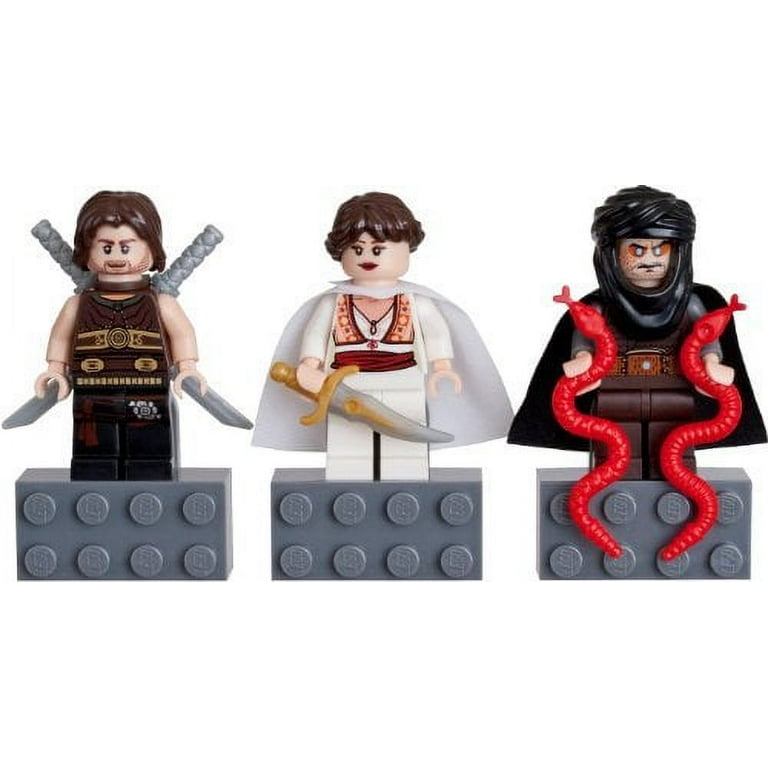 LEGO Prince of Persia Mini Figure Magnet Set - Dastan, Tamina, Hassanssin  Leader 852942 