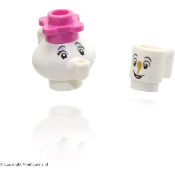 LEGO Princess: Beauty & The Beast Minifigures - Mrs. Potts & Chip (VERY small)