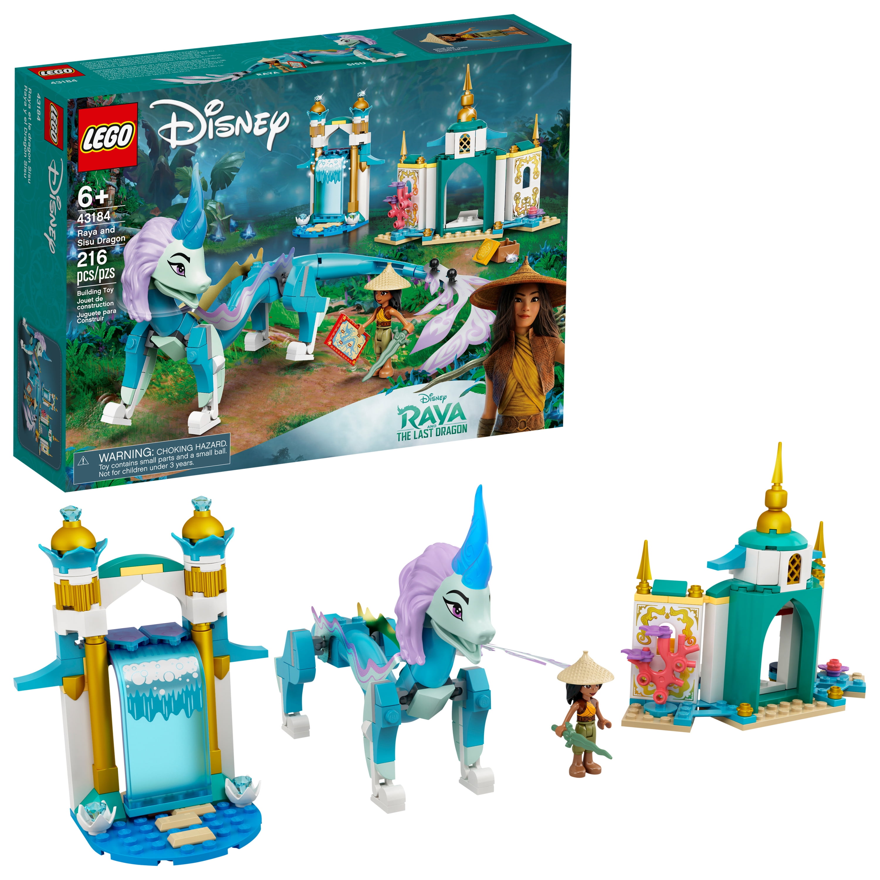 LEGO Raya and Sisu Dragon 43184 Building Set (216 Pieces) 