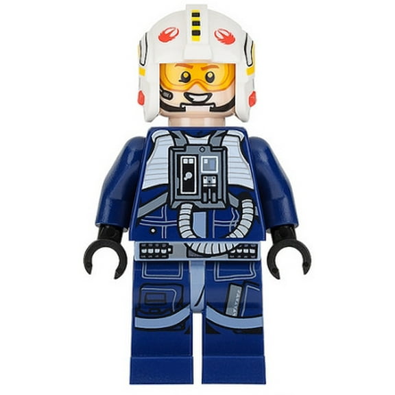 LEGO Rebel Pilot Y-wing (Dark Blue Jumpsuit) MINIFIGURE