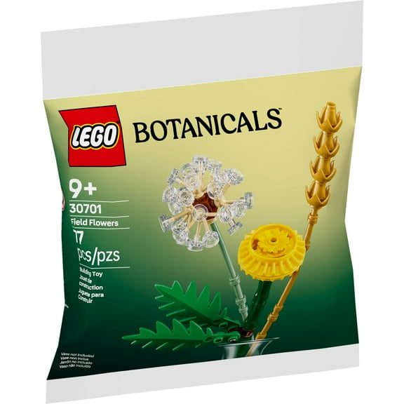 LEGO Botanicals Field Flowers Building Kit - Wildflower Posy for Girls and Boys Ages 9+ - Fun Project for Nature Lovers - 30701