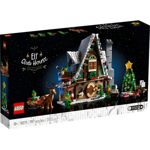 LEGO Sealed New in Box Winter Village Collection Elf Club House 10275