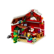 LEGO Seasonal Santa Claus Workshop Interlocking Block Building Sets