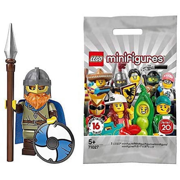 LEGO Series 20 Minifigures Collectible Viking Interlocking Block Building Sets