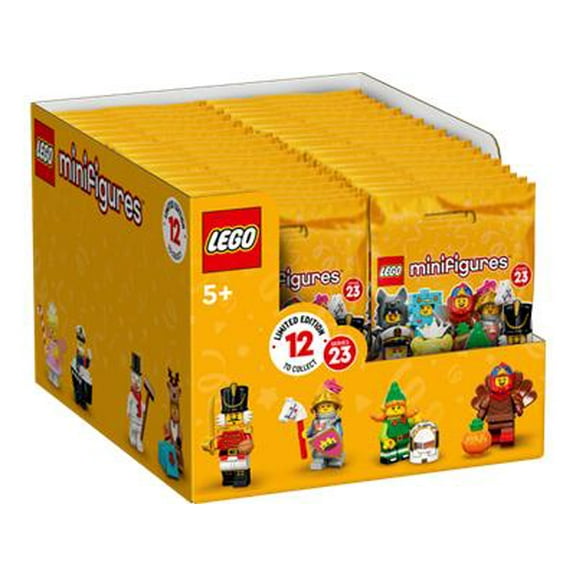 LEGO Series 23 Case of 36 Minifigures SEALED in Brown Box 71034